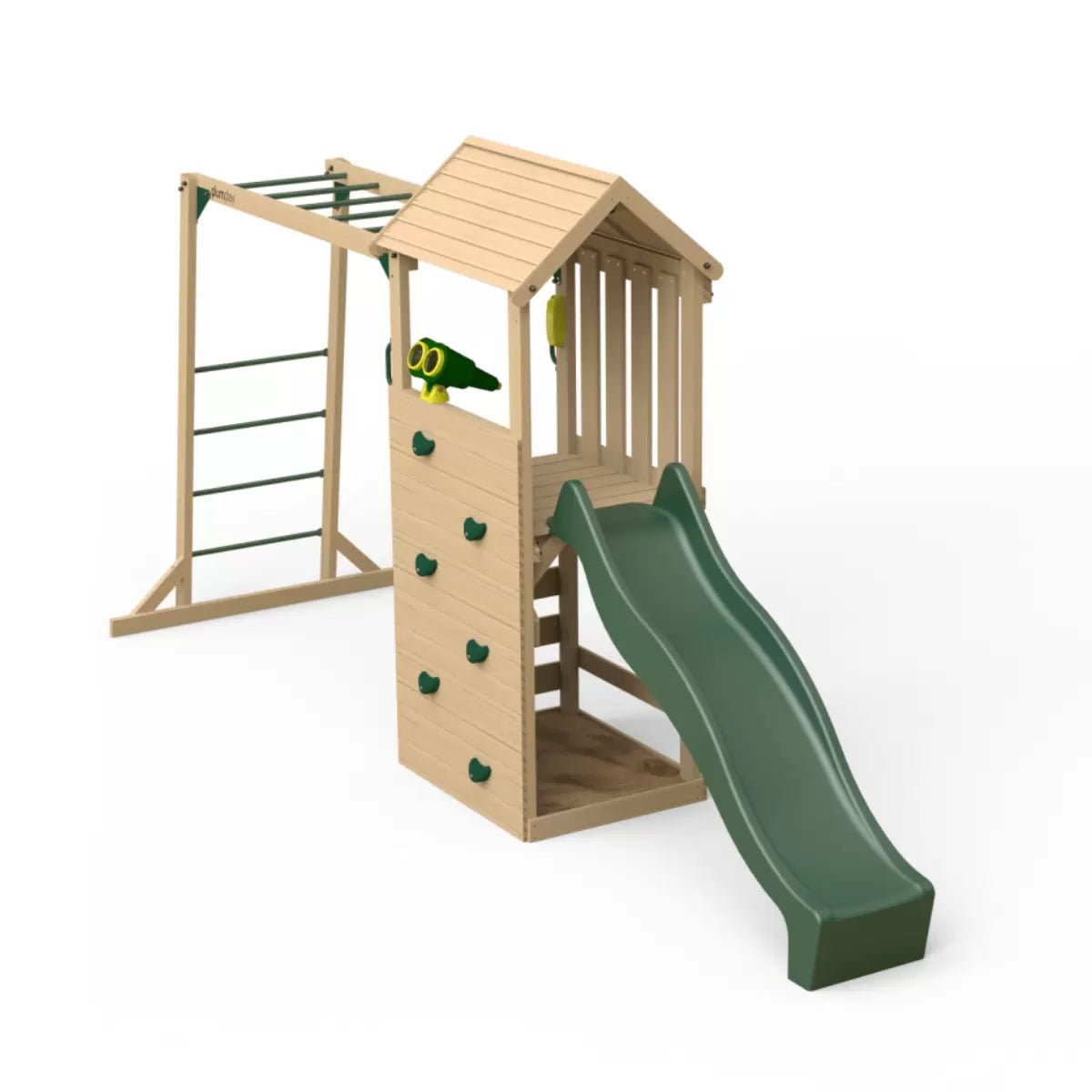 Plum Lookout Tower Play Centre with Monkey Bars - Where Fun Begins!