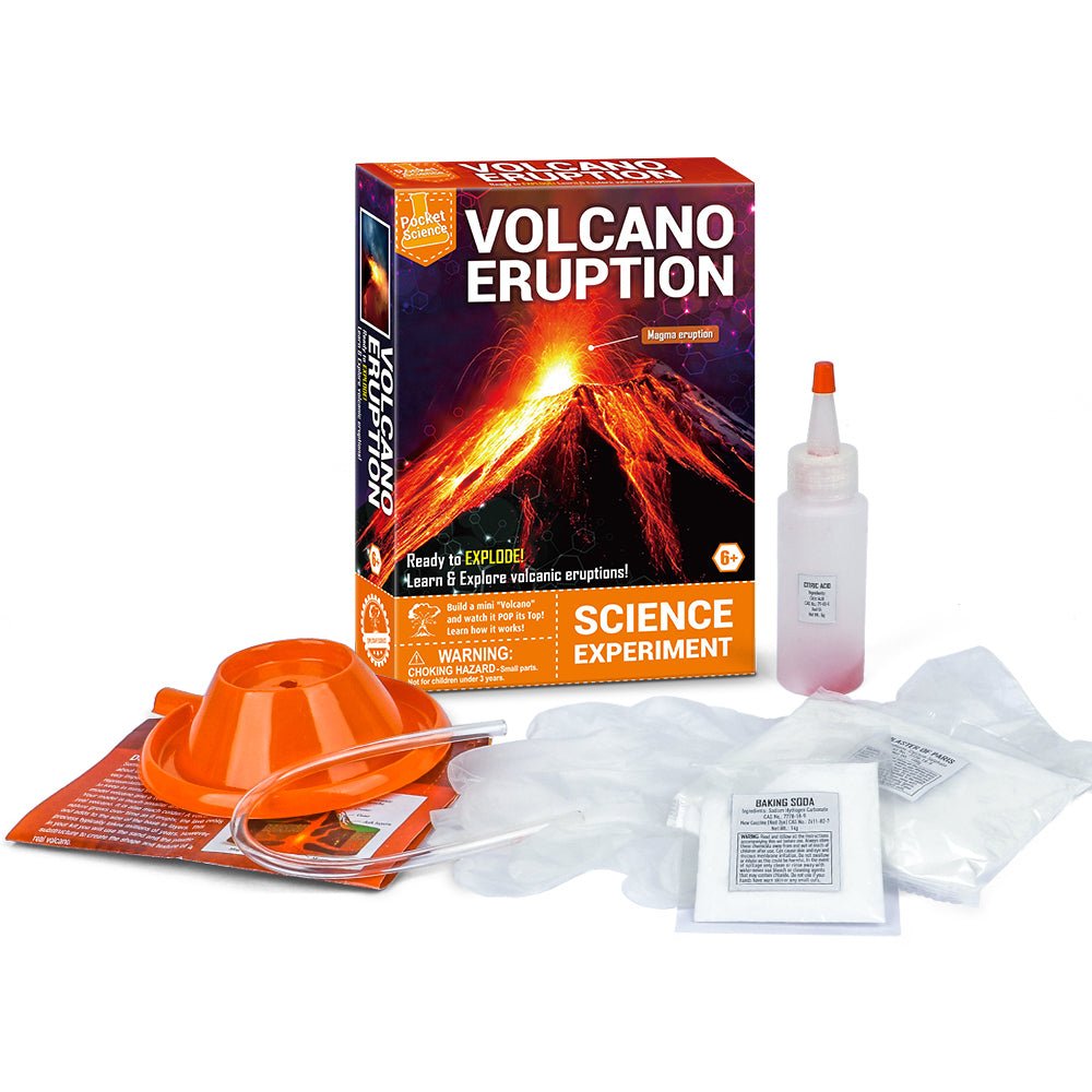 Pocket Science Volcano Eruption Kit - Kids Mega Mart