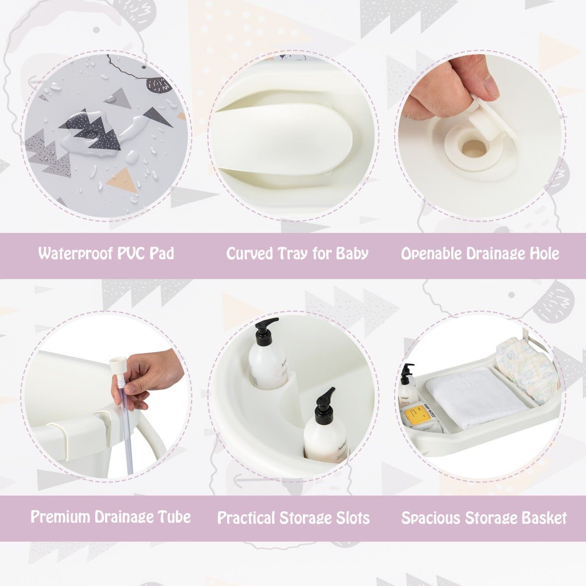 White Portable Baby Changing Table: Your Baby's Perfect Changing Spot at Kids Mega Mart White Portable Baby Changing Table: Your Baby's Perfect Changing Spot at Kids Mega Mart