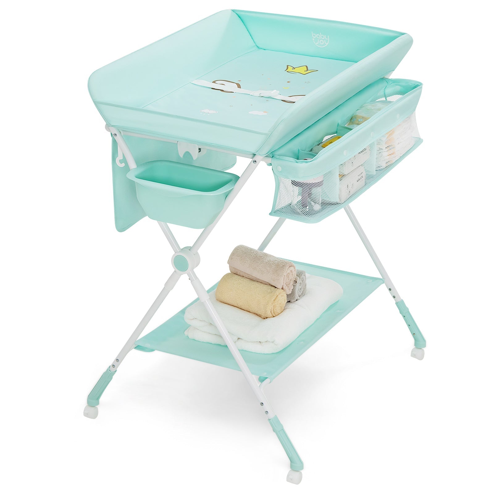 Foldable Baby Changing Table - Portable Solution for Newborns
