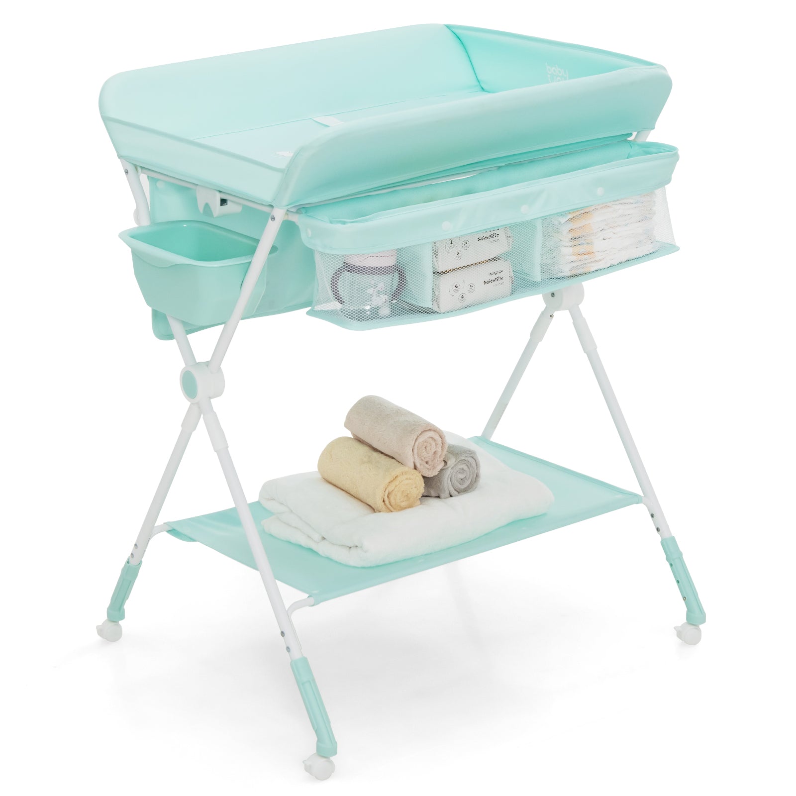 Portable Baby Changing Station - Folding Table for Newborn Nursery