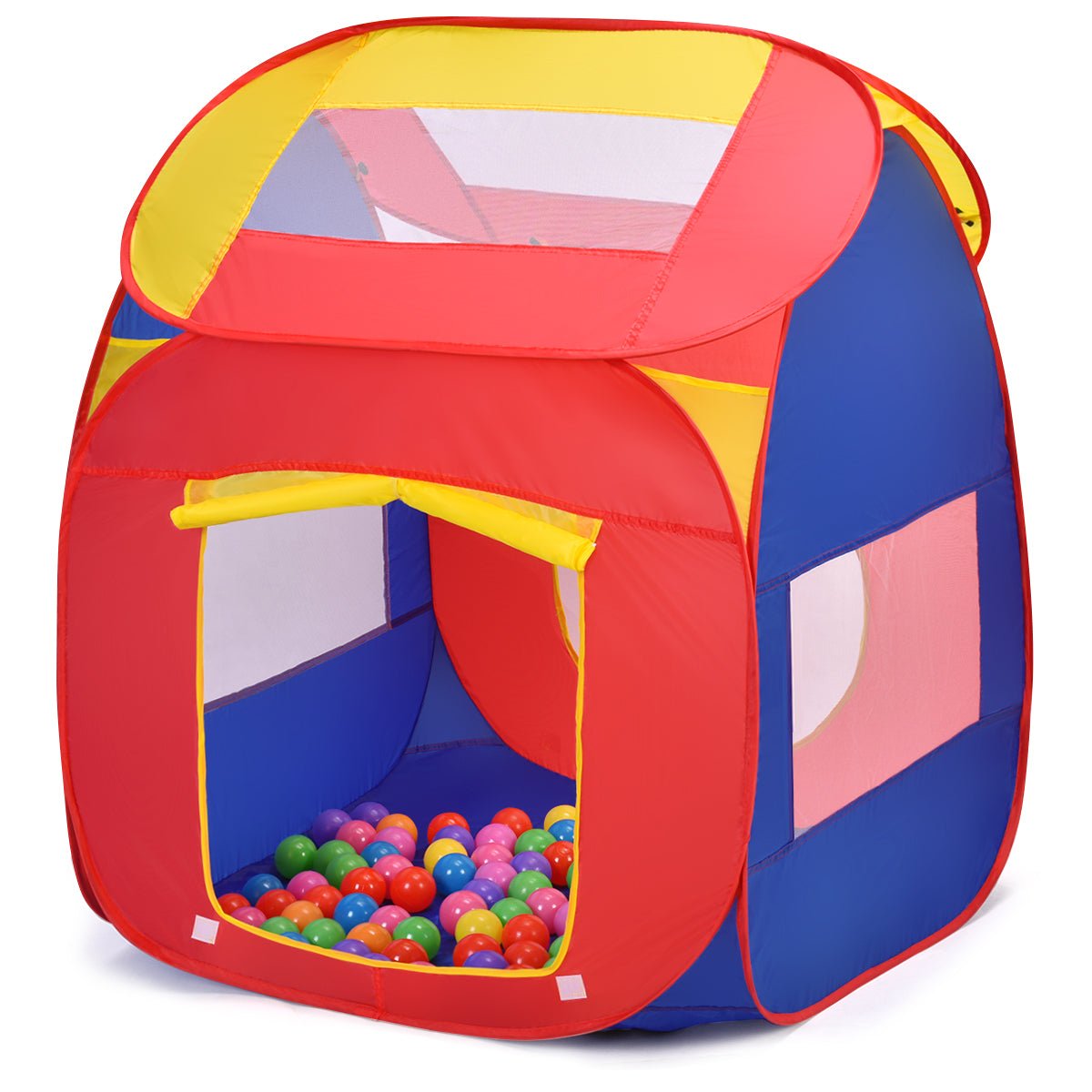 Interactive Play: Portable Play House with 100 Balls for Kids Creativity