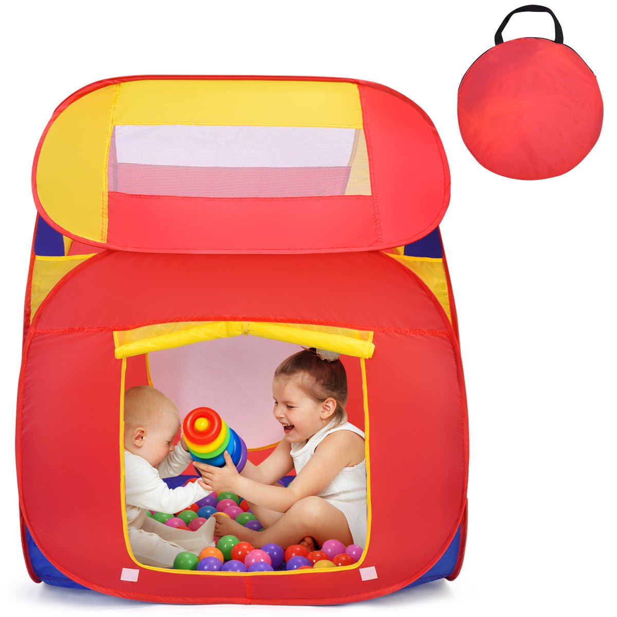Wholesome Fun: Baby Play House with 100 Balls for Developmental Play