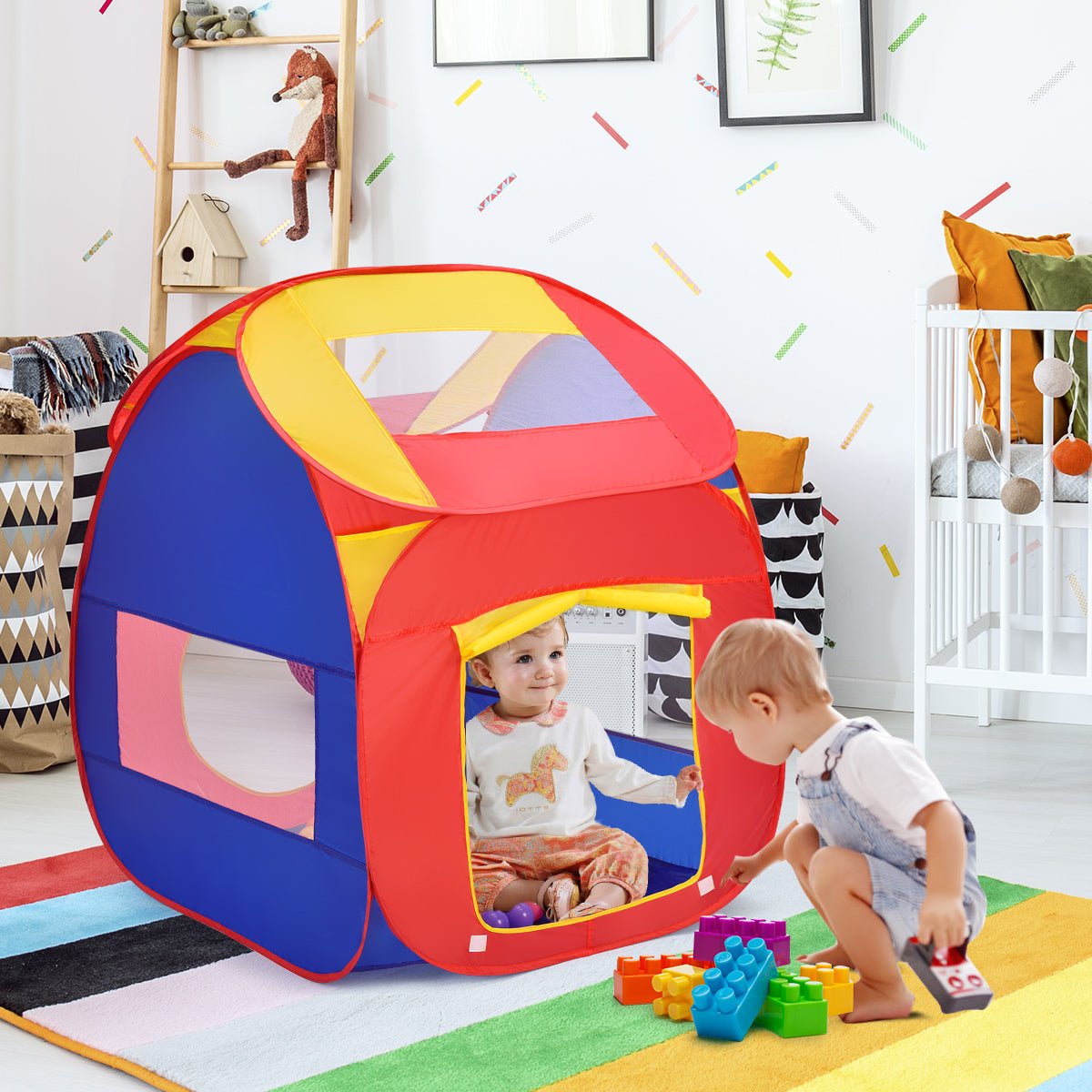 Play and Discover: Kid Baby Play House with 100 Balls for Exploration