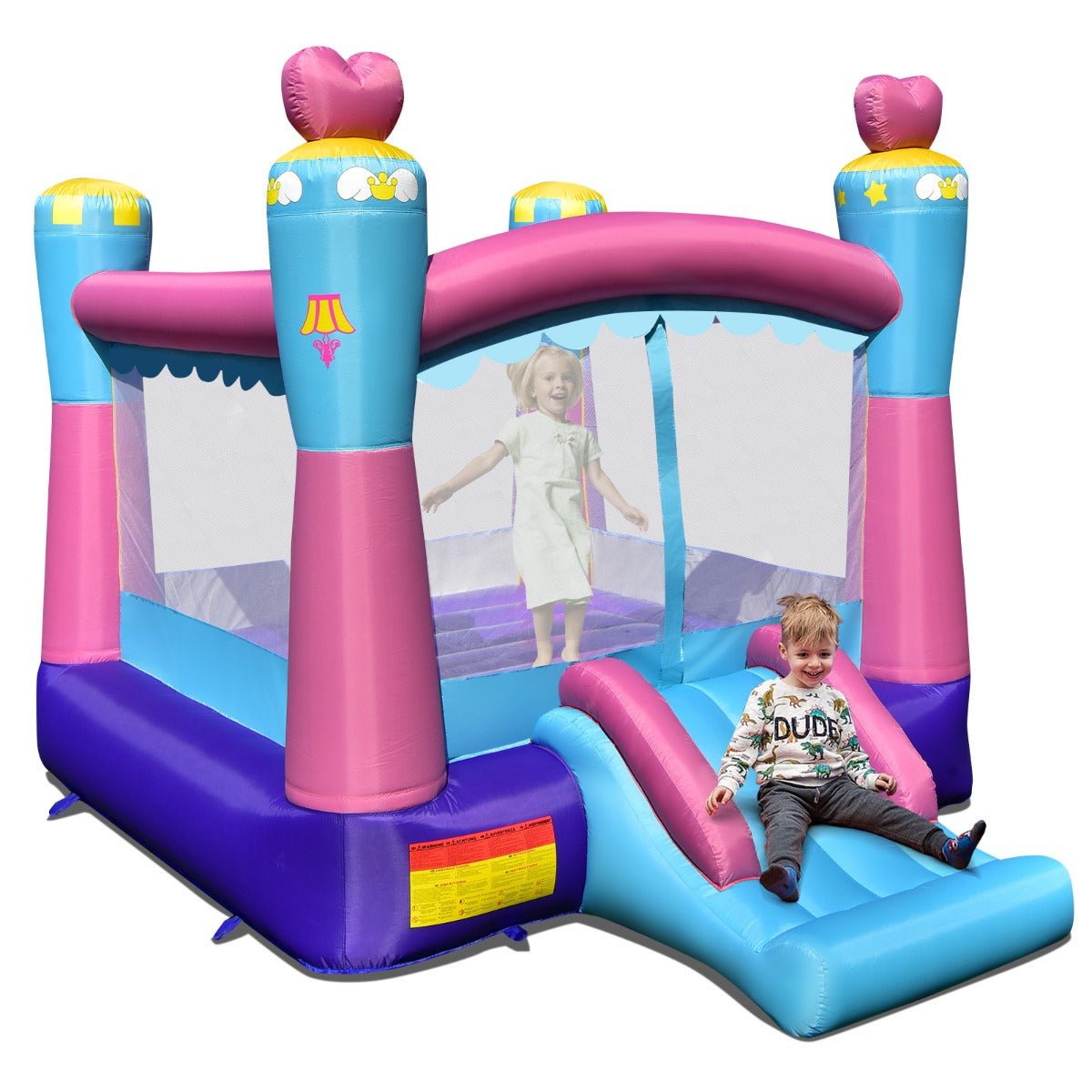 Enchanting Princess Inflatable Castle - Jumping Fun and Play for Children