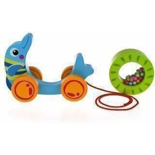 Buy Toy Pull Along Dolphin for Kids Australia
