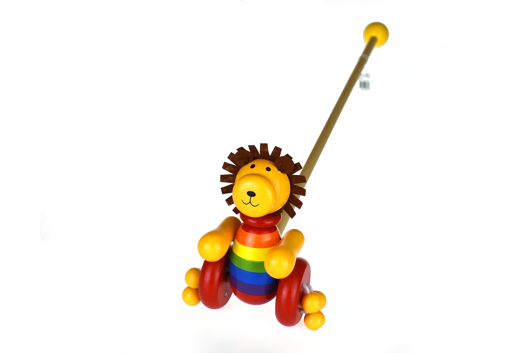Push Along Lion for toddler's hand-eye coordination