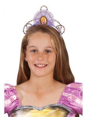 Disney Rapunzel Beaded Tiara, ideal for kids dress-up play, sparkles and shines.