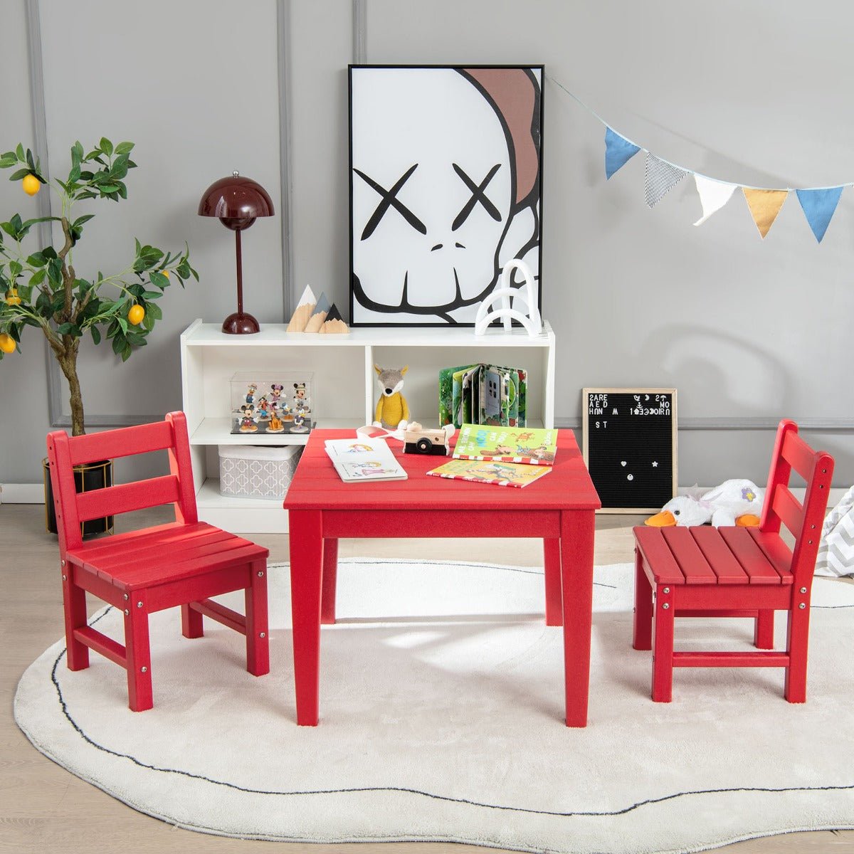 Shop Now for Fun Times: Red Kids Table Set