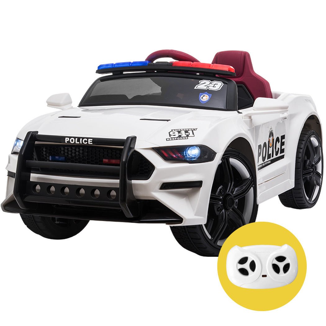 Ride-On Car Mustang Style Patrol White