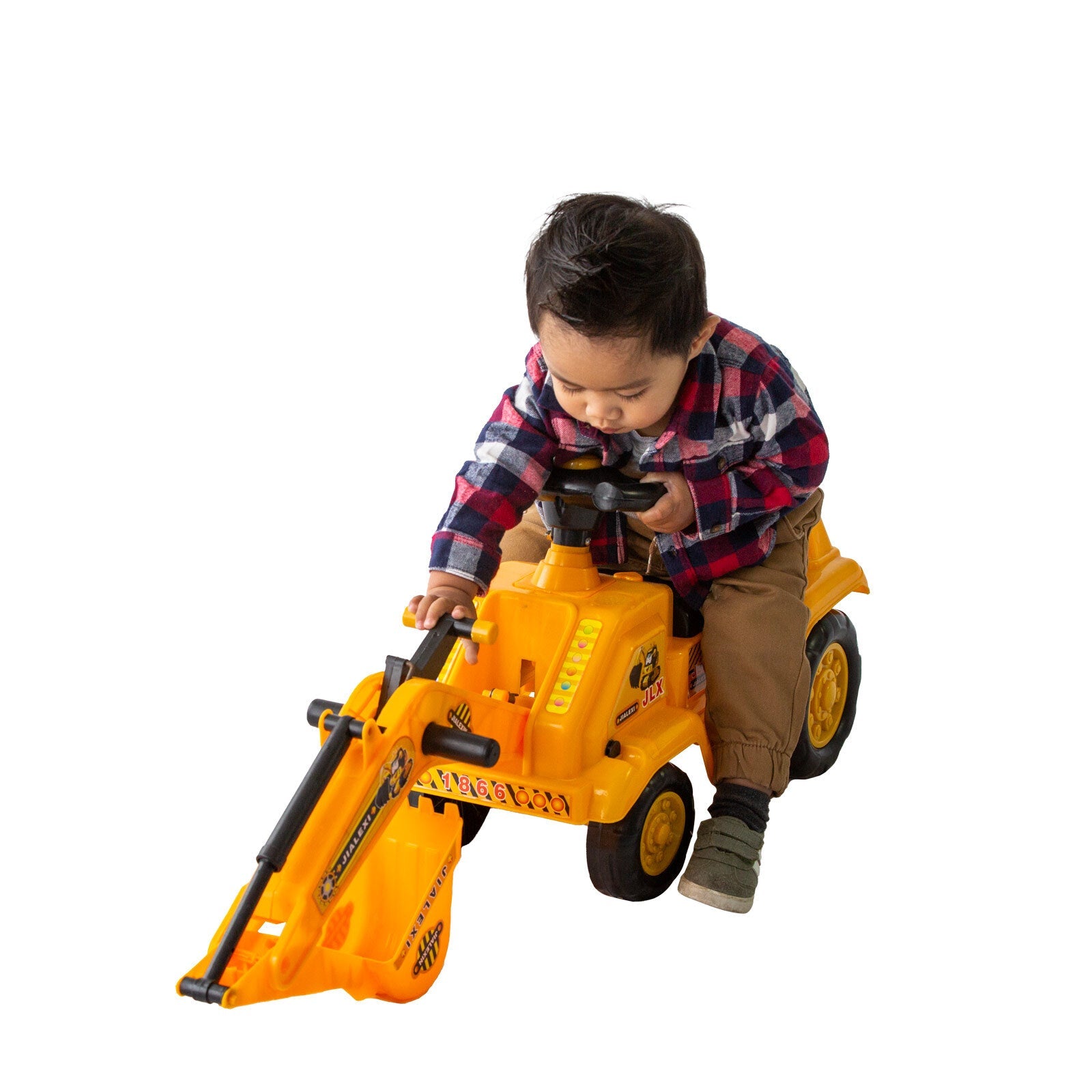 Children's Yellow Excavator Truck
