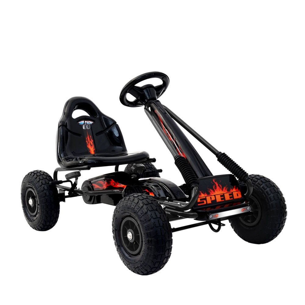 Ride on Toys for Kids Rigo Pedal Go Kart Black | Kids Mega Mart | Shop Now!