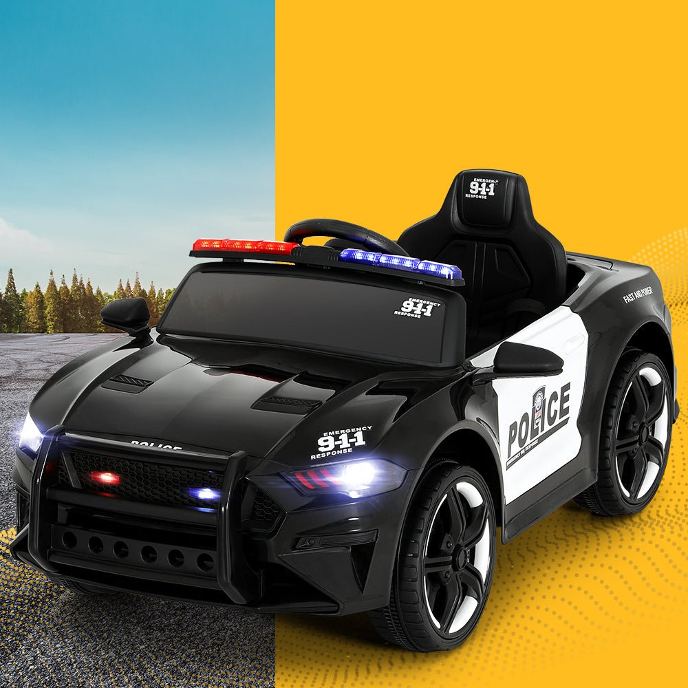 Rigo Kids Ride On Electric Patrol Police Car, Battery-Powered Toy for Home Fun, 12V Rigo Kids Ride On Electric Patrol Police Car, Battery-Powered Toy for Home Fun, 12V