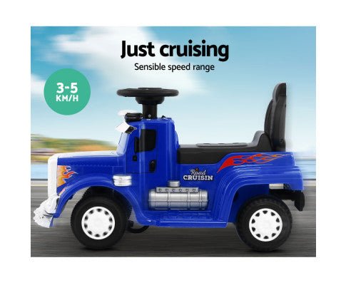 Blue Rigo Kids Ride on Truck - Fun and durable toy vehicle for home play Blue Rigo Kids Ride on Truck - Fun and durable toy vehicle for home play