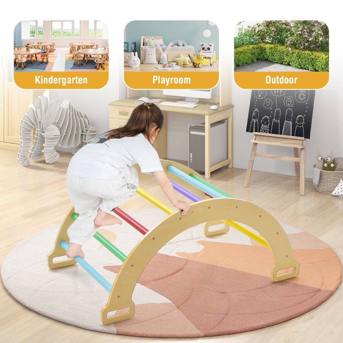 Shop Now for the 3-in-1 Wooden Arch Rocker