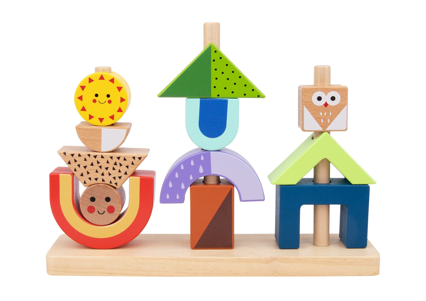 Colorful shadow stacking game for kids, promoting creativity and fine motor skills at home.