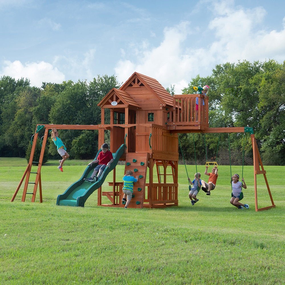 Backyard Discovery Skyfort II Play Centre | Ultimate Outdoor Adventure for Kids