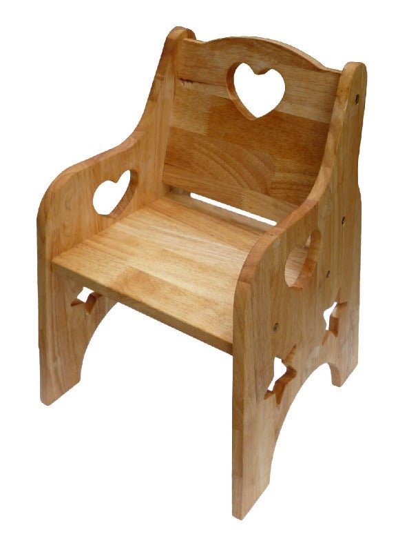 Rubber wood table and chair set for toddlers ages 2-3, perfect for play and learning.