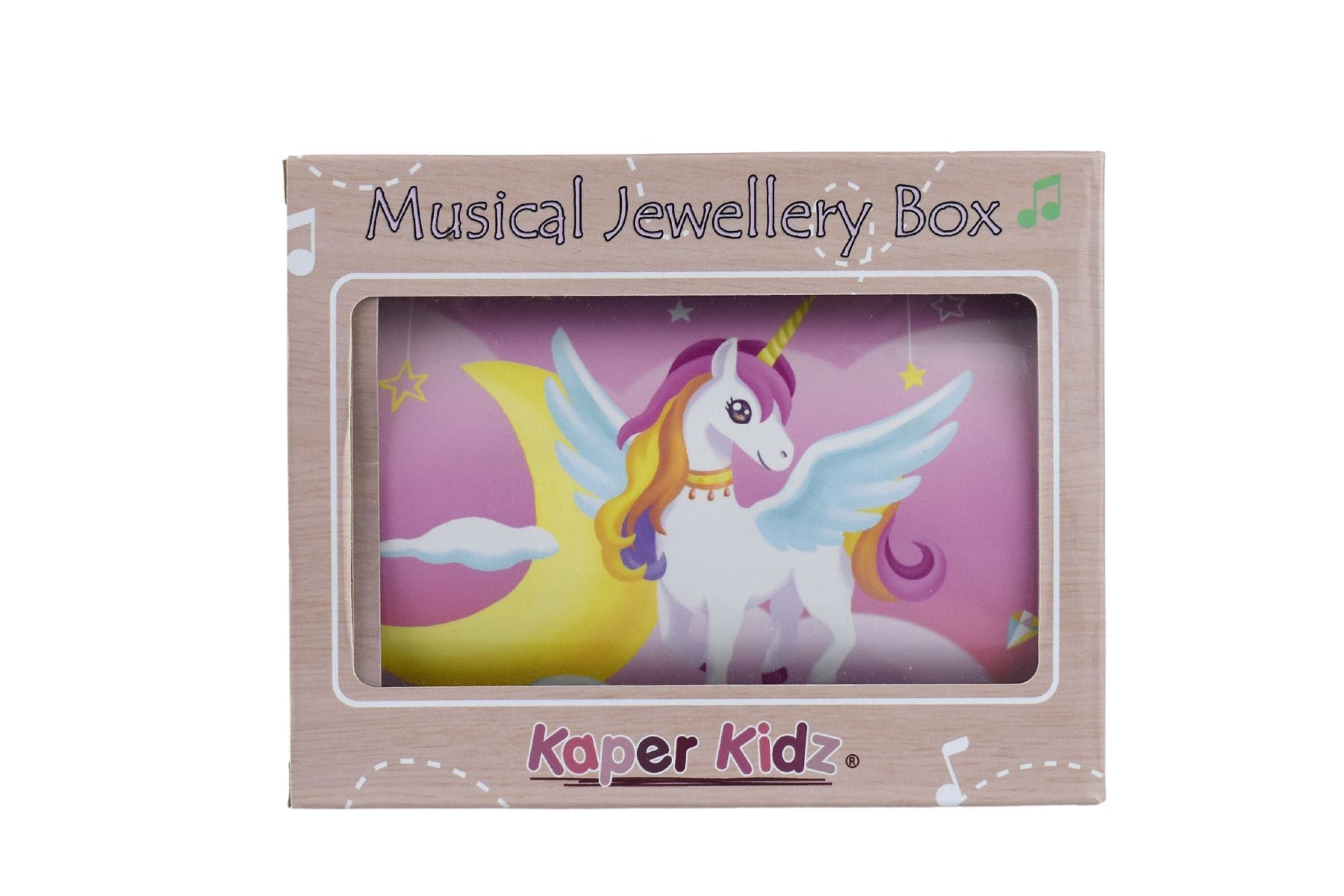 Packaging Image of Starlight Unicorn Dome Music Jewellery Box