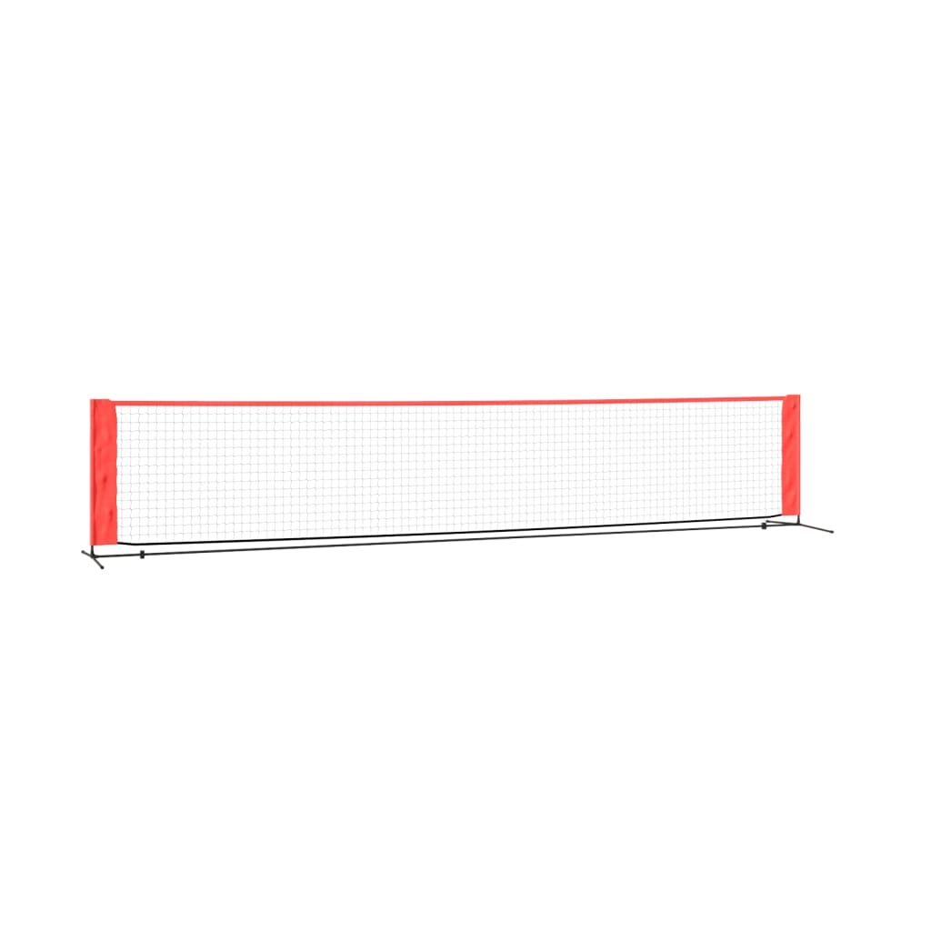 Tennis Net Black and Red  500x100x87 cm