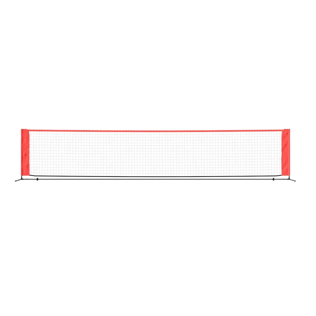 Tennis Net Black and Red  500x100x87 cm