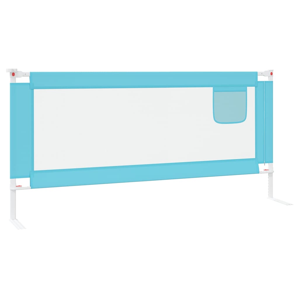 Toddler Safety Bed Rail Blue 200x25 cm