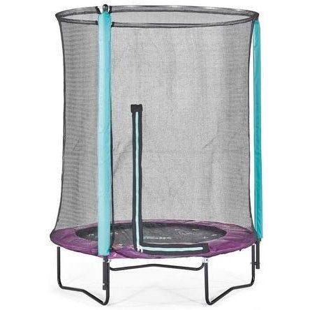 Plum Play Trolls 4.5ft Trampoline with Sound Activation for interactive fun at home.