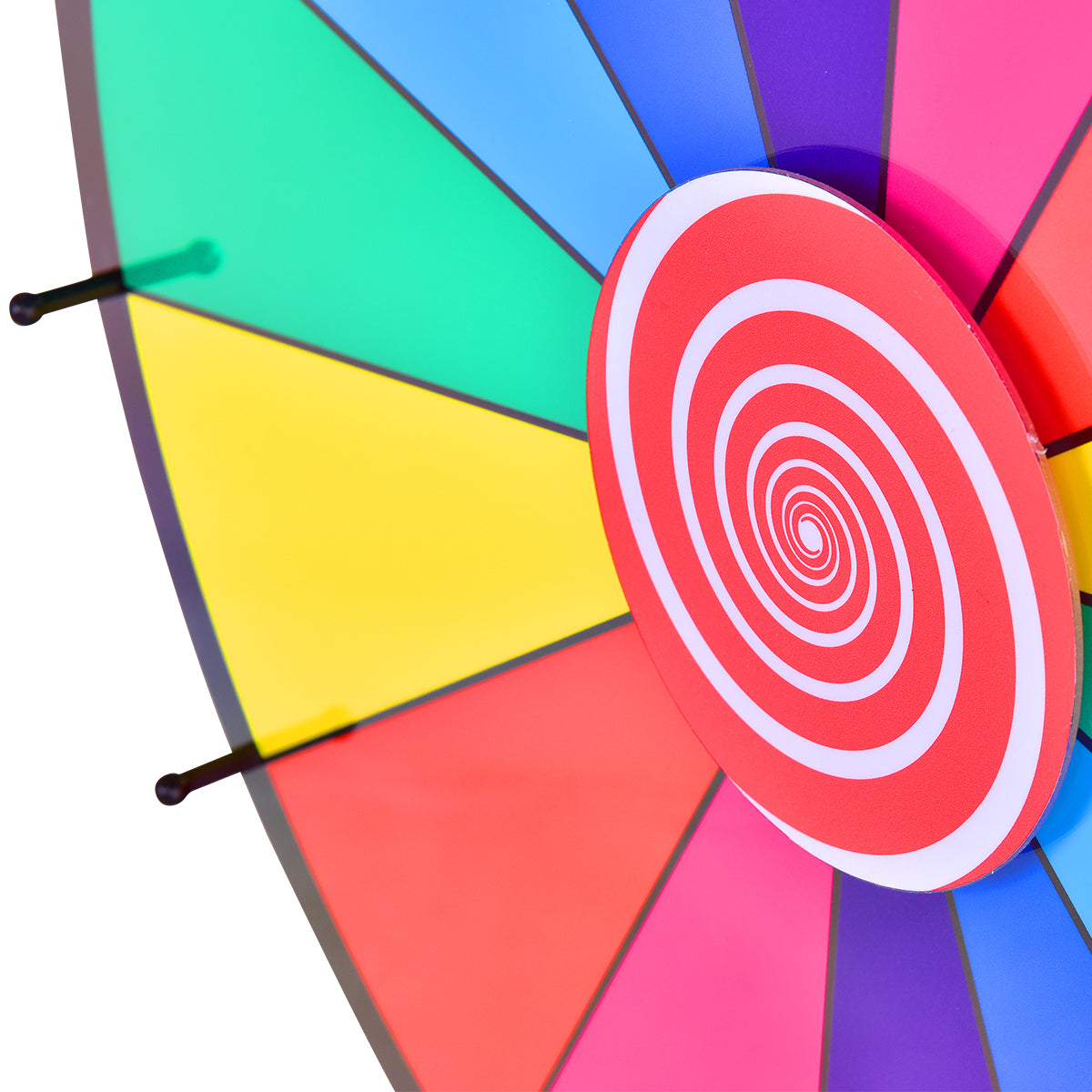 Colorful kids prize wheel with 14 slots for parties, events, and interactive family fun.
