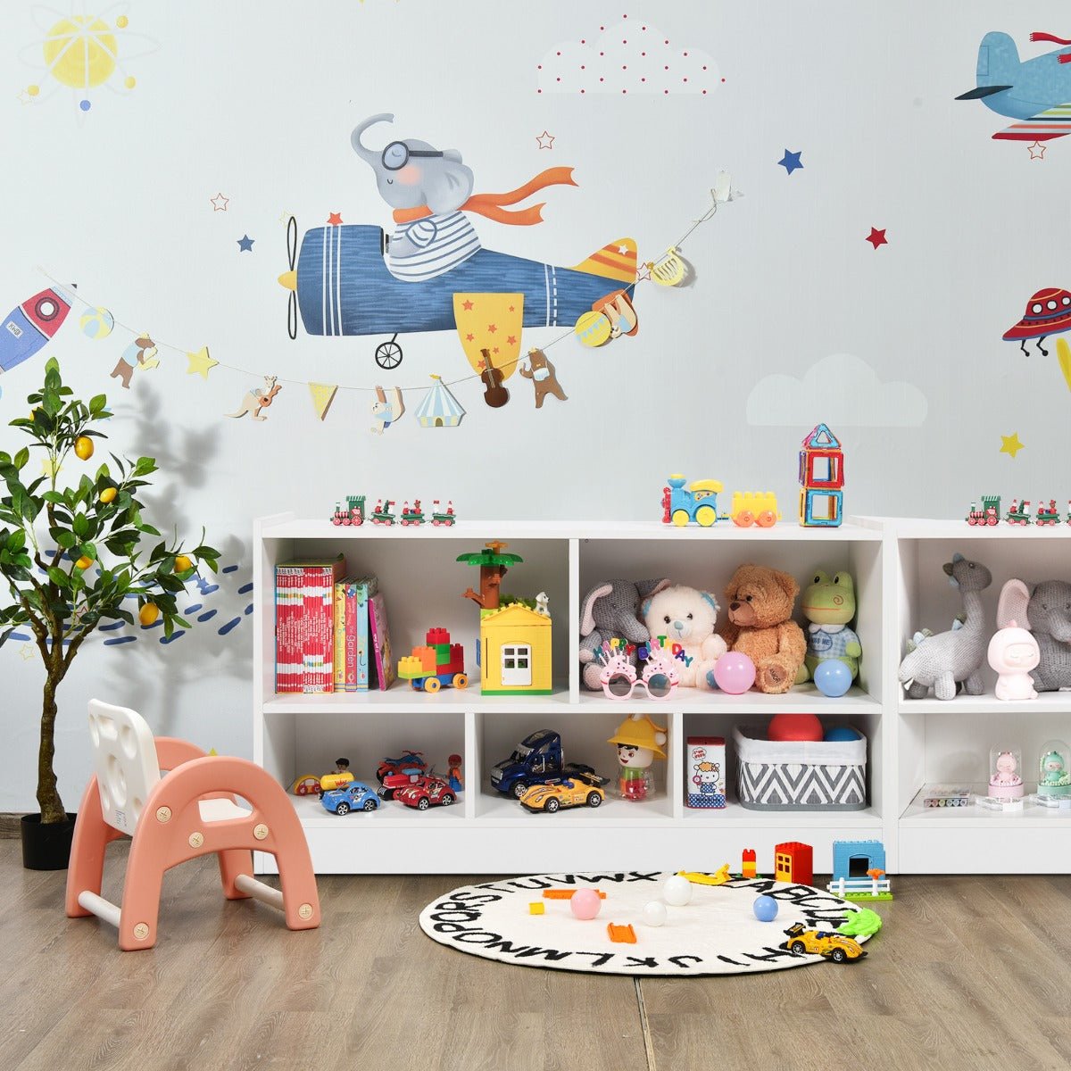 Organize in Style with White Kids' Bookcase