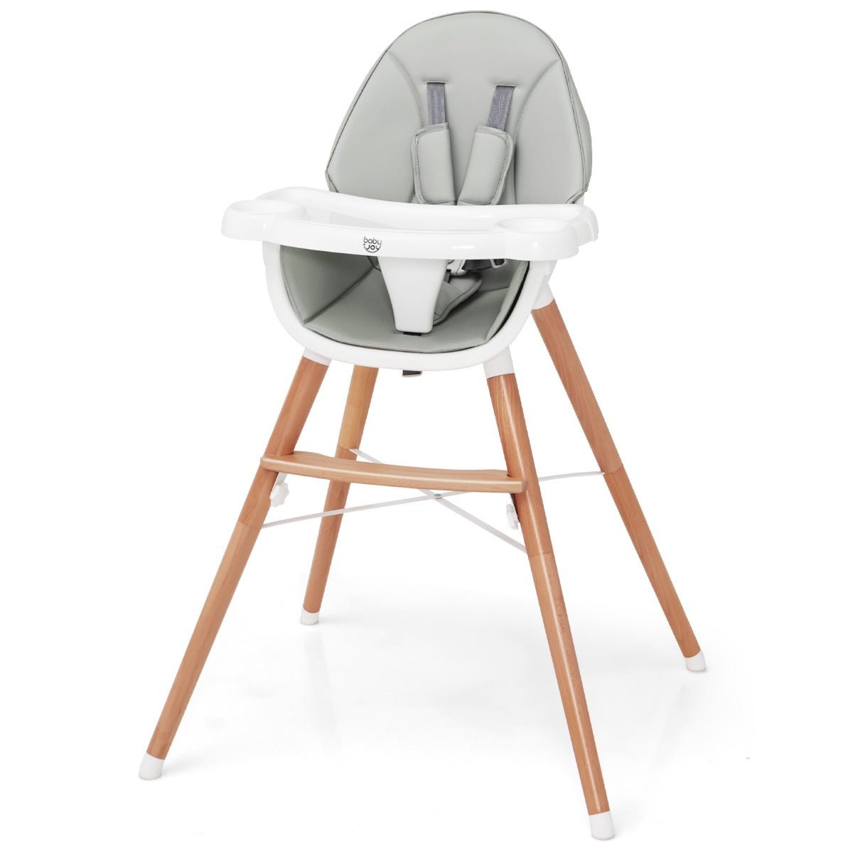 Shop Now Grey Wooden High Chair