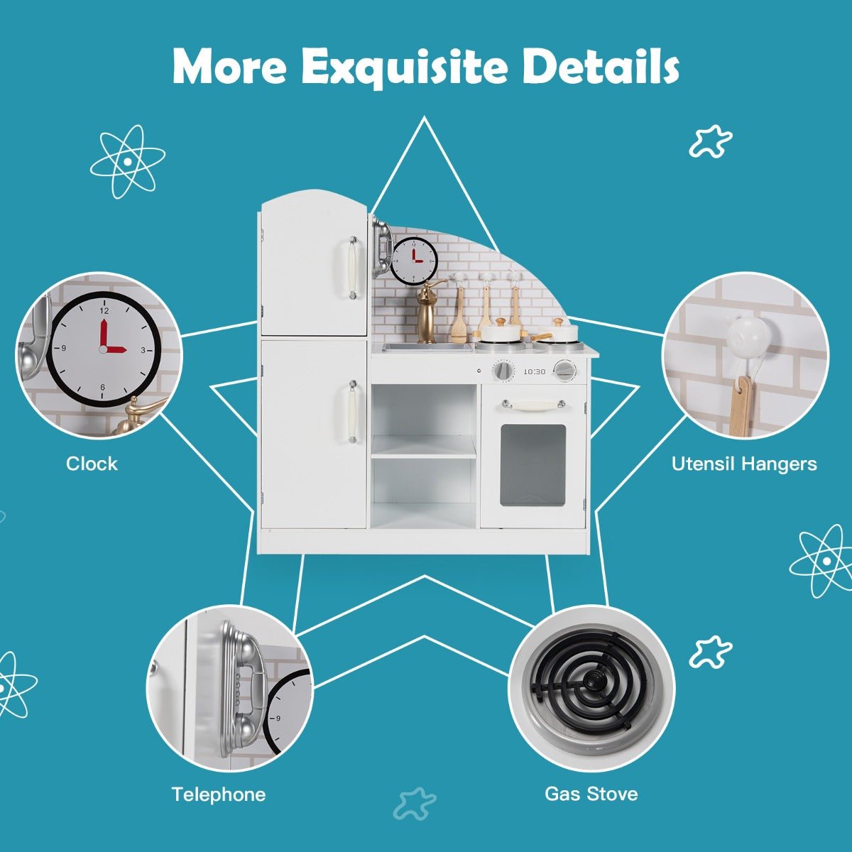 Nurture Little Chefs with the White Play Kitchen Set Nurture Little Chefs with the White Play Kitchen Set