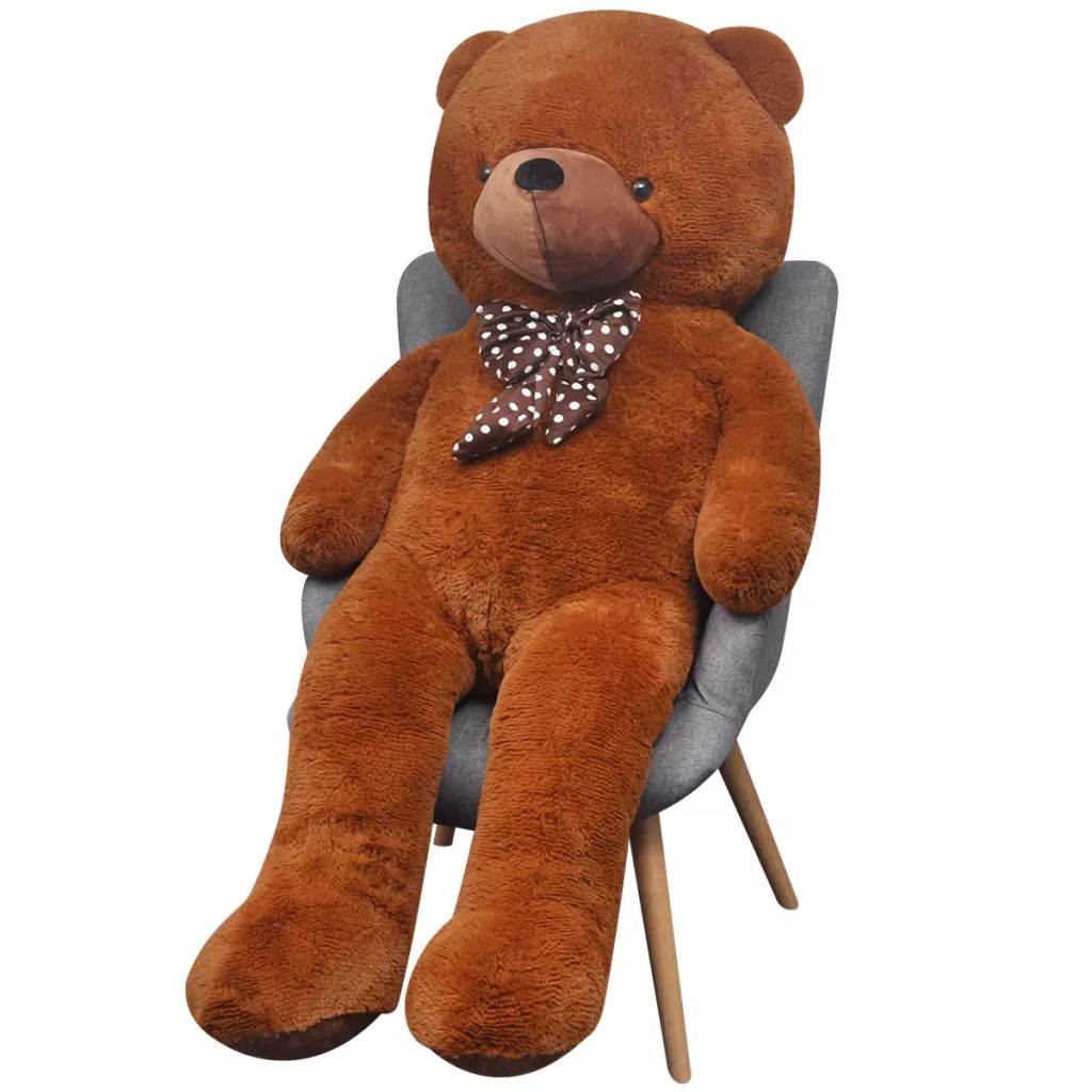 XXL Soft Plush Teddy Bear Toy Brown 85 cm