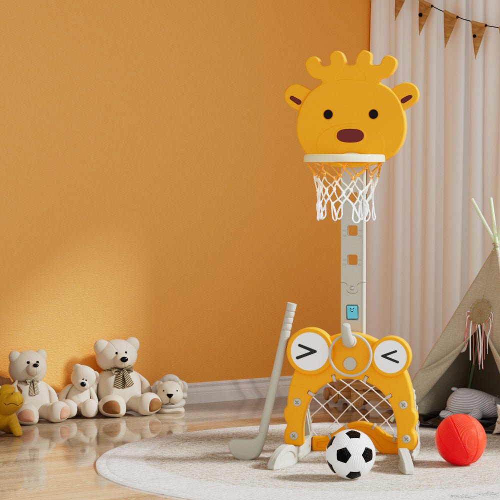 5-in-1 Sports Stand in Sunny Yellow