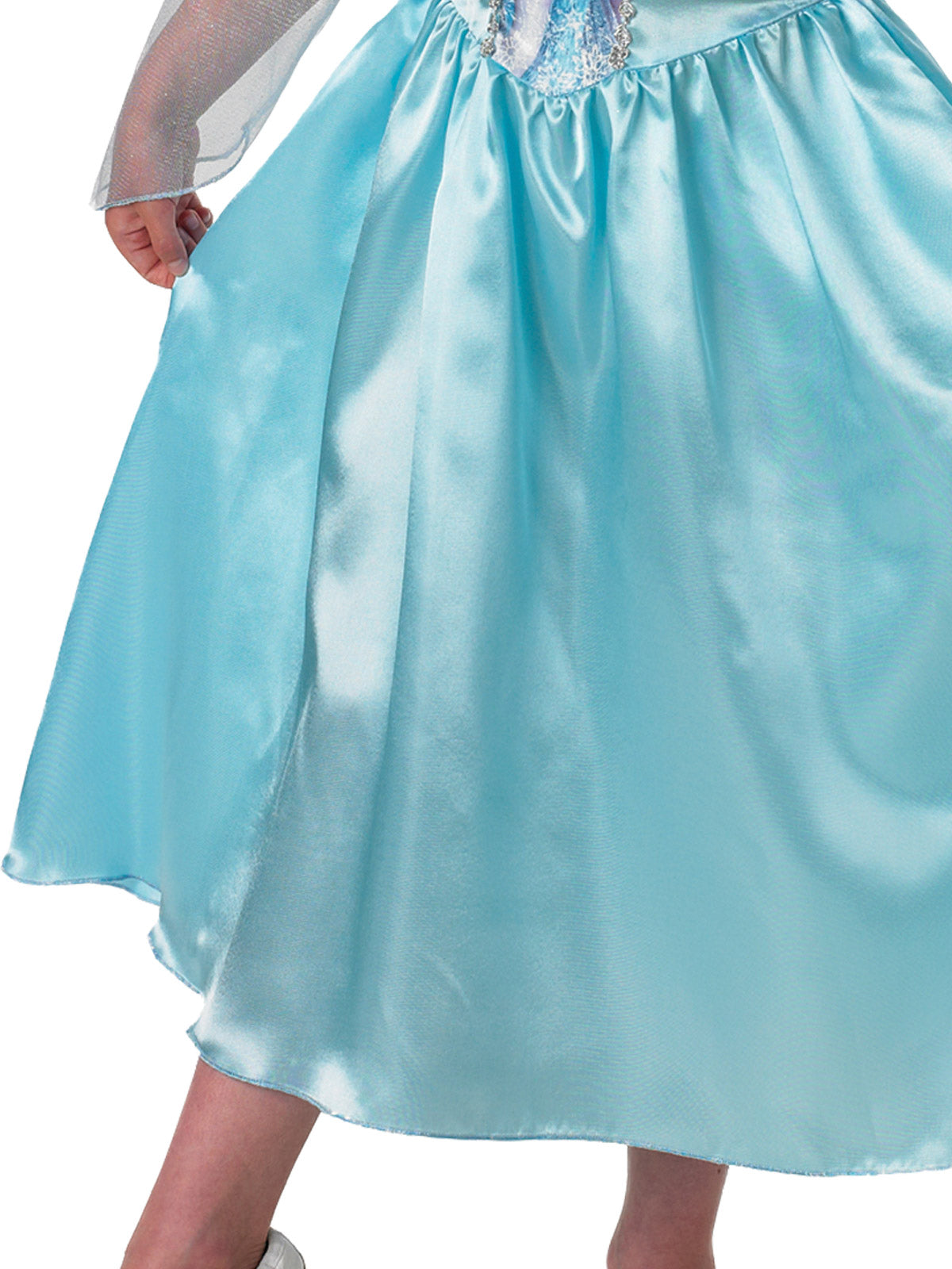 Elsa Frozen Princess Costume for Kids - Authentic Disney Dress for magical playtime adventures.