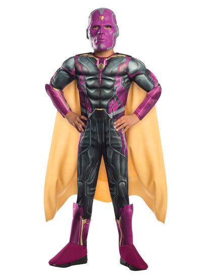 Vision Avengers Deluxe Costume for Kids | Official Marvel Product for imaginative play at home.