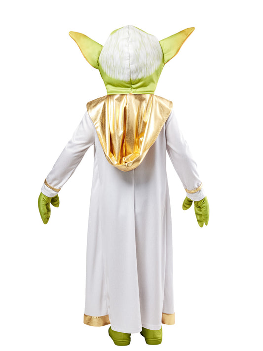 Star Wars Master Yoda deluxe costume set for kids, perfect for imaginative home play.