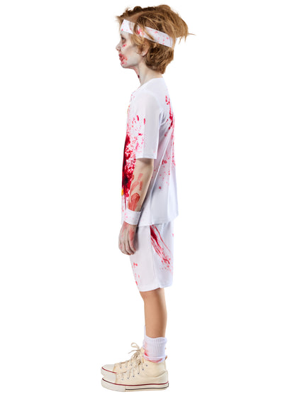 ZOMBIE ROTTER FEDERER COSTUME CHILD