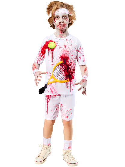 ZOMBIE ROTTER FEDERER COSTUME CHILD