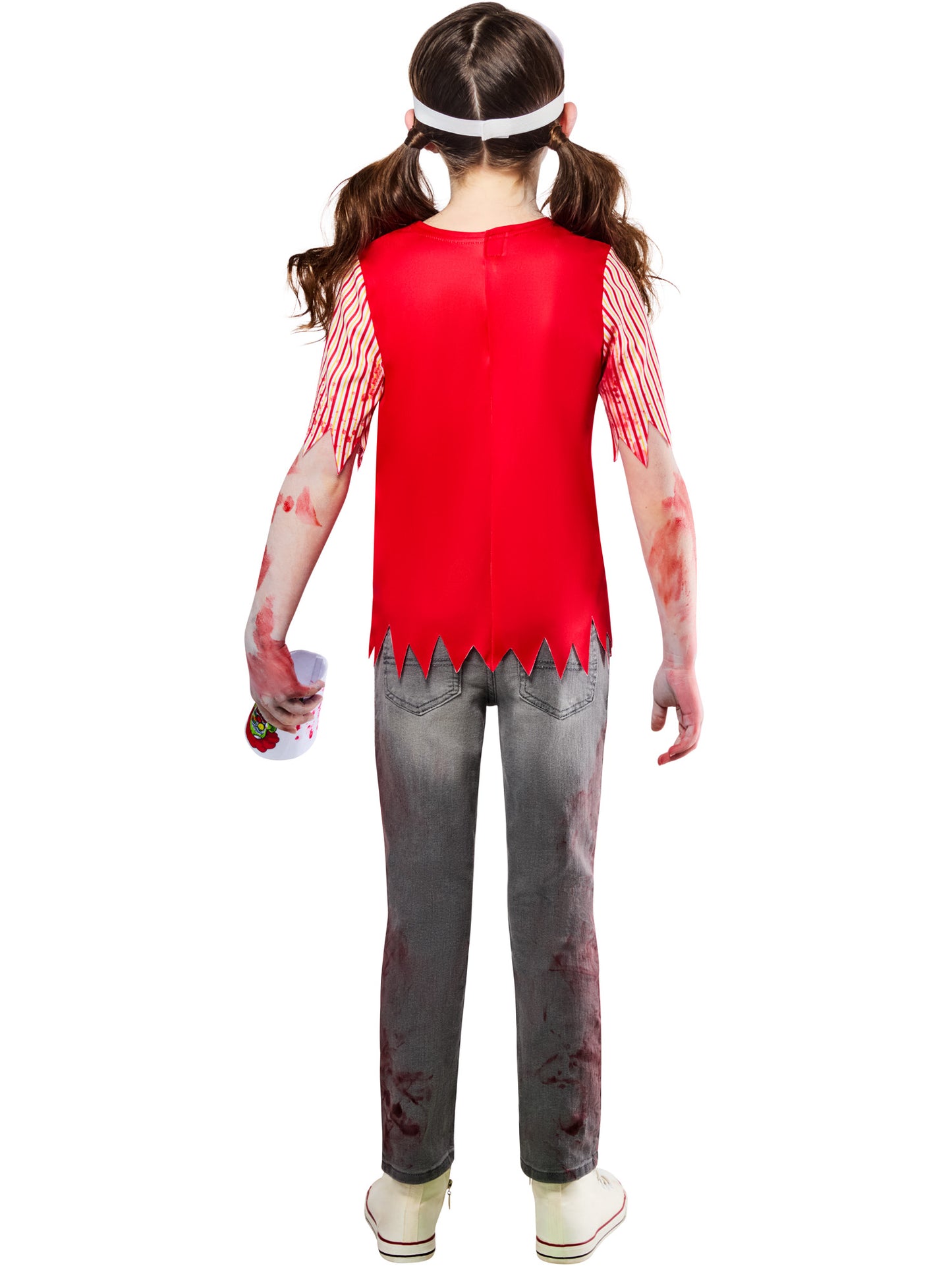 ZOMBIE BURGER WORKER COSTUME CHILD