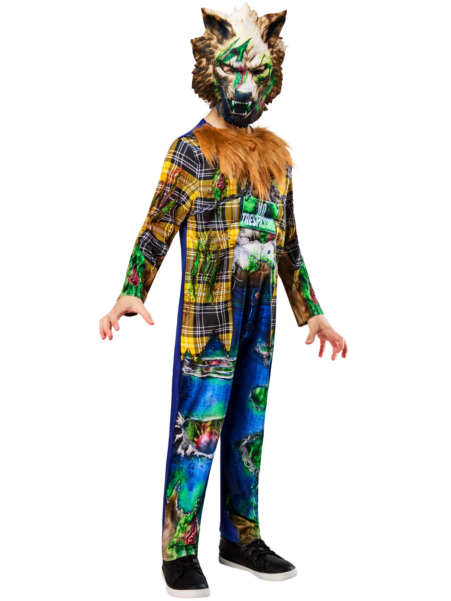 TOXIC WEREWOLF COSTUME CHILD