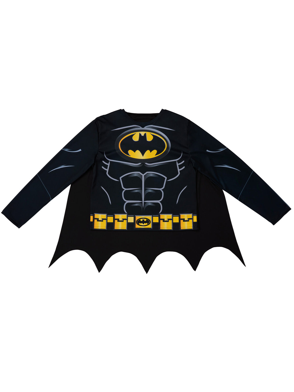 BATMAN COSTUME TOP CAPE & MASK ADULT