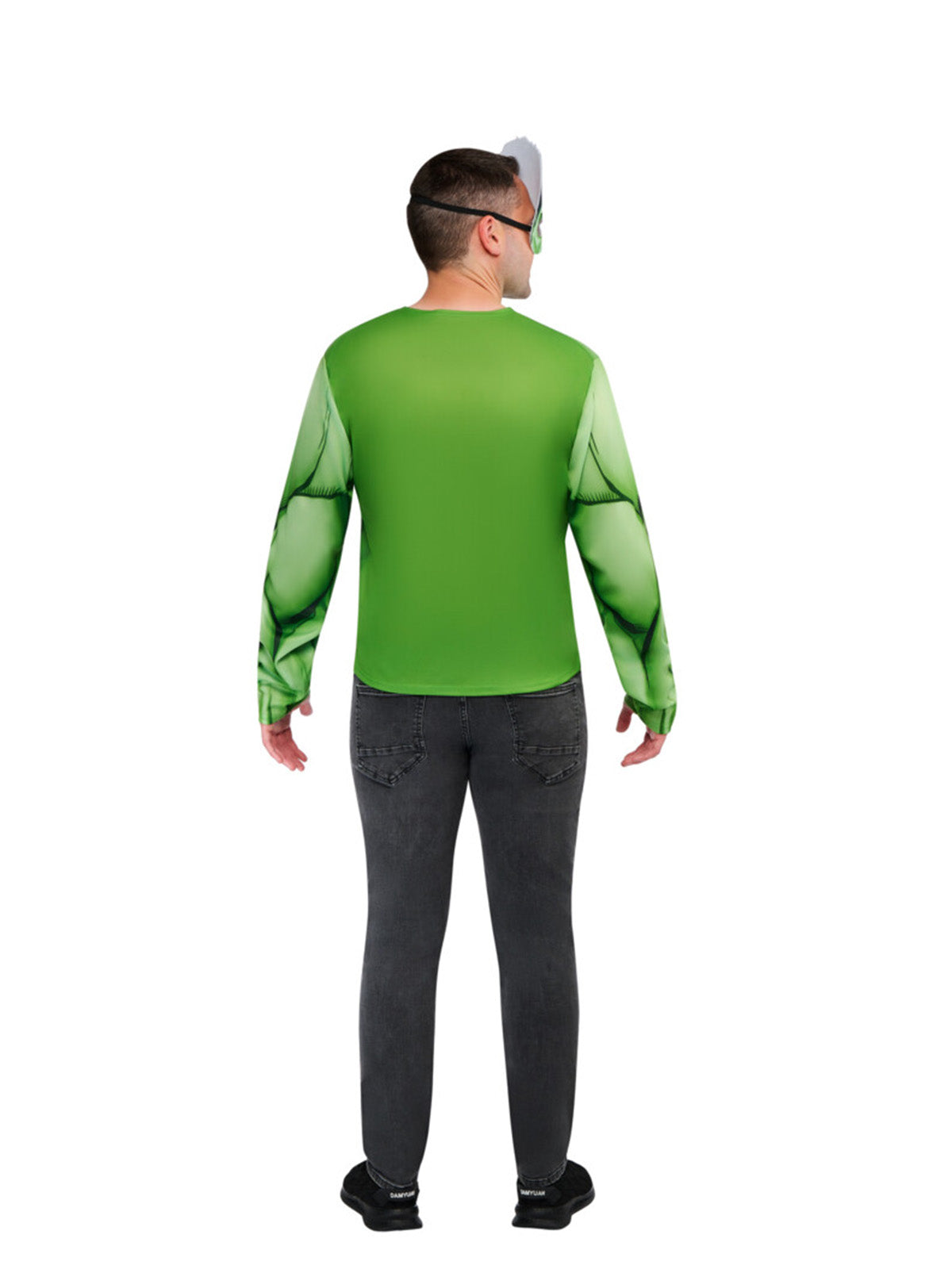 HULK COSTUME TOP & MASK ADULT