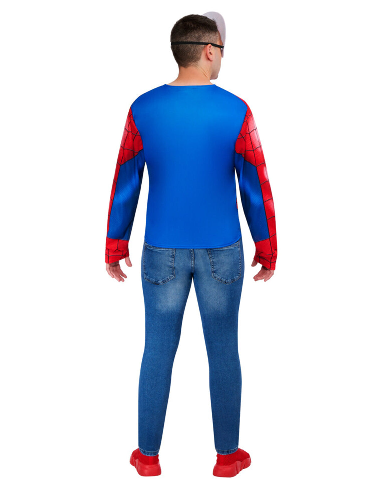 SPIDER-MAN COSTUME TOP & MASK ADULT