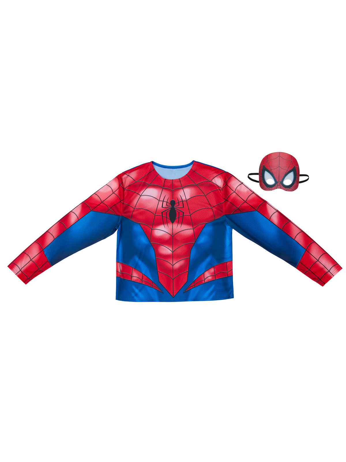 SPIDER-MAN COSTUME TOP & MASK ADULT