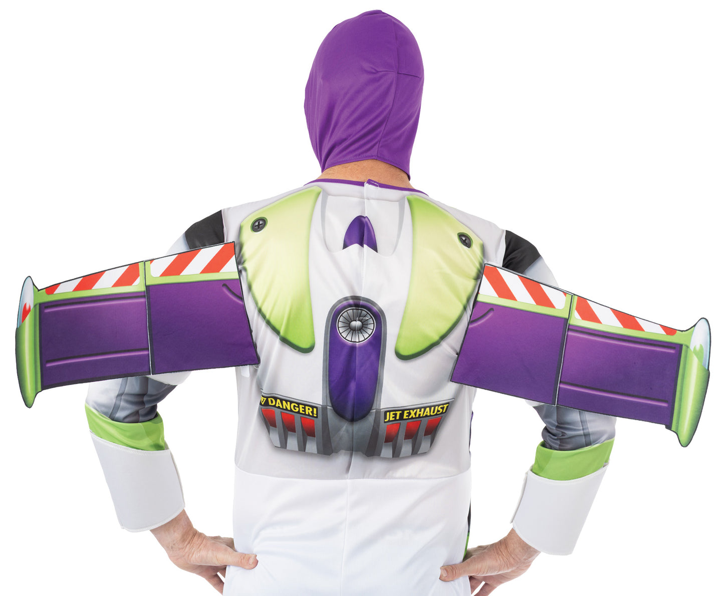 Buzz Lightyear Deluxe Adult Costume | White & Green Jumpsuit