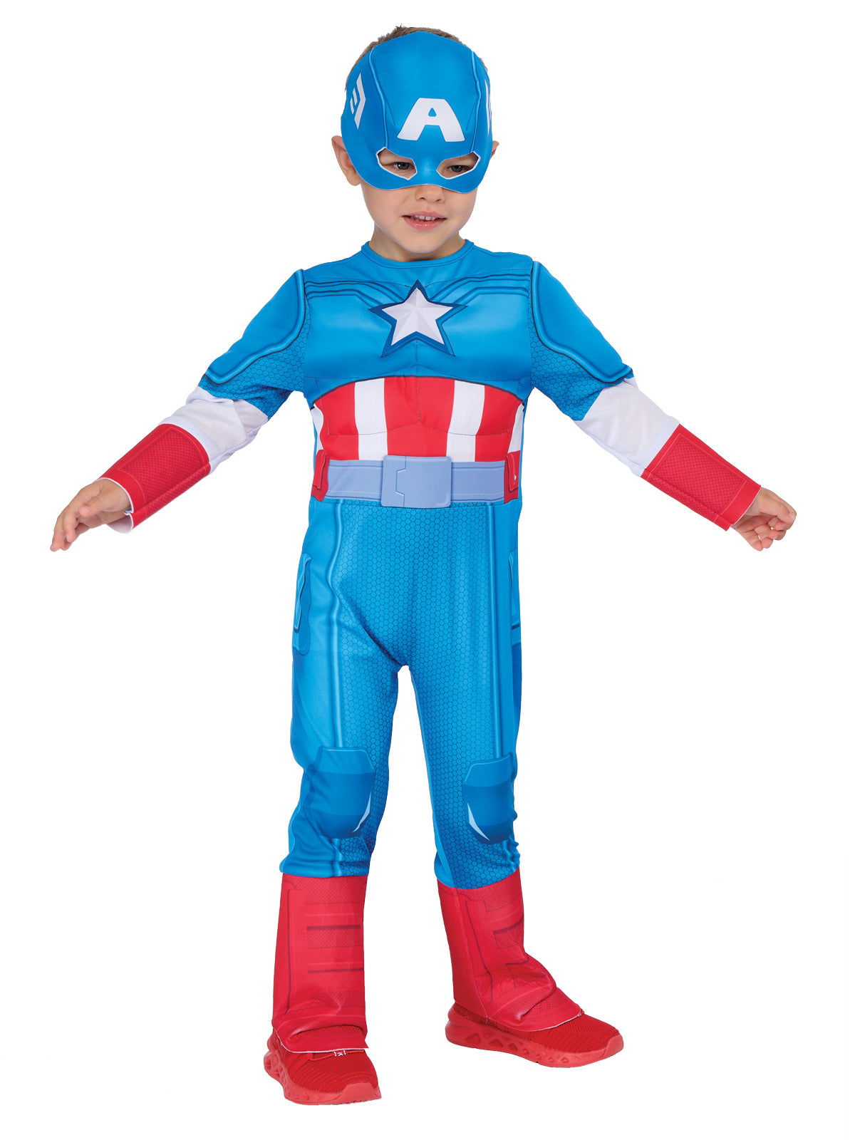 CAPTAIN AMERICA DELUXE COSTUME TODDLER