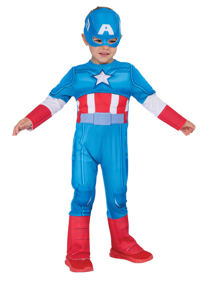 CAPTAIN AMERICA DELUXE COSTUME TODDLER