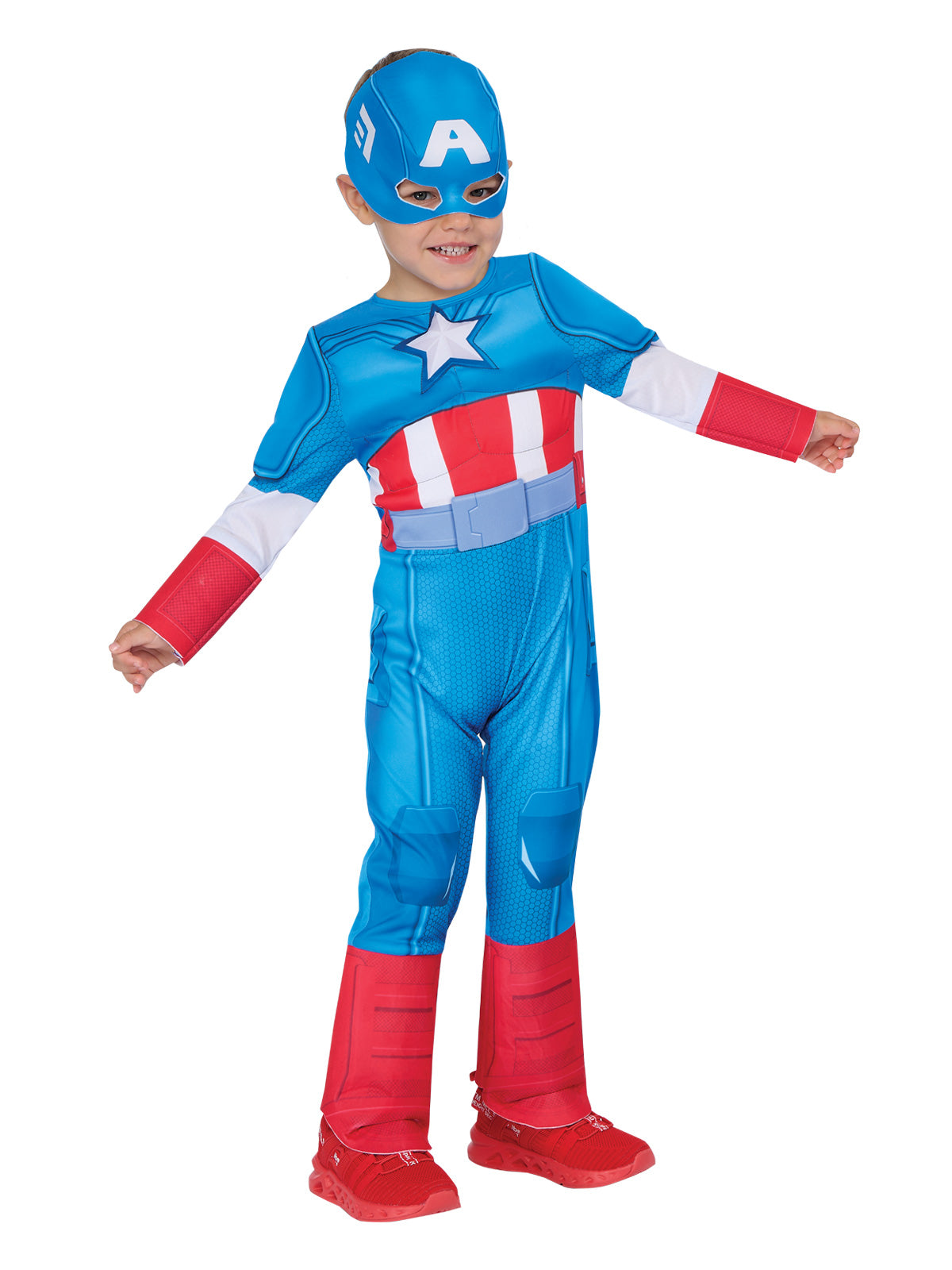 CAPTAIN AMERICA DELUXE COSTUME TODDLER