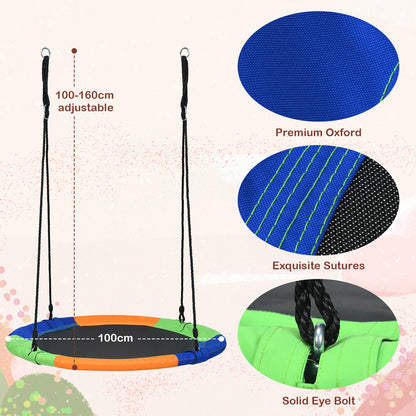100cm Flying Saucer Tree Swing | Colorful 600D Oxford Fabric