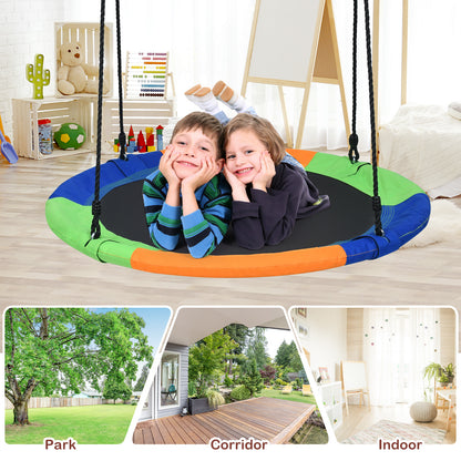 100cm Flying Saucer Tree Swing | Colorful 600D Oxford Fabric